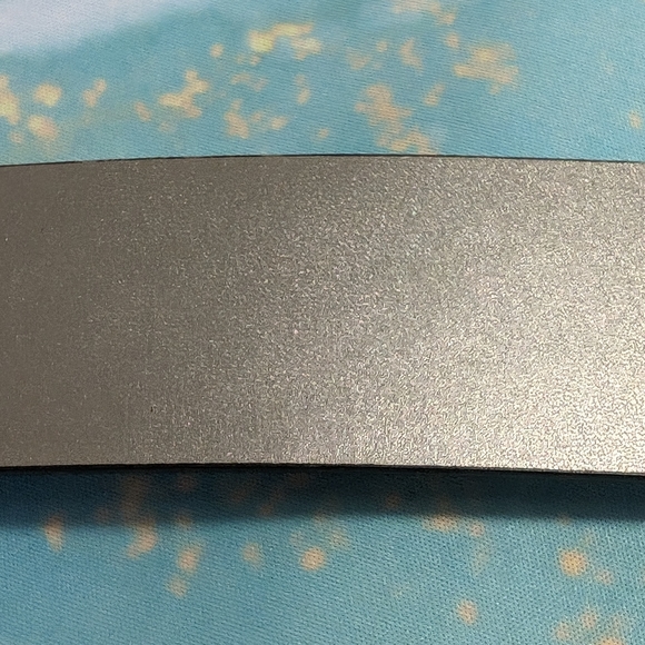 Chico's Genuine Leather Adjustable Pewter Tone Belt S/M - Picture 10 of 11